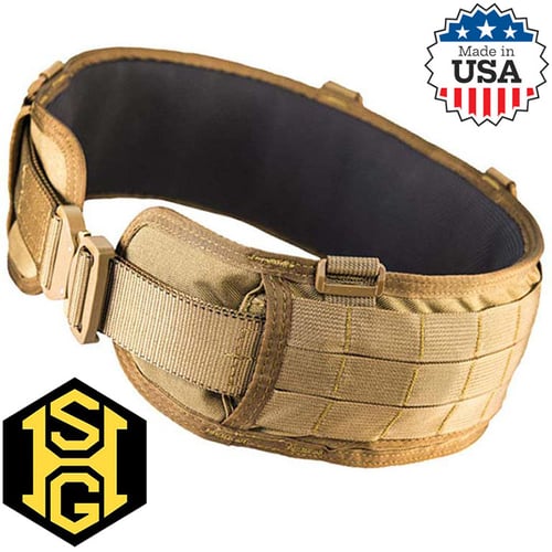 Sure Grip Padded Belt Coyote Medium | 849954003701